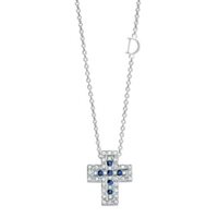 Collana Damiani Donna Belle Epoque in Oro bianco Diamante 0.1 Ct 20083513 - 20083513